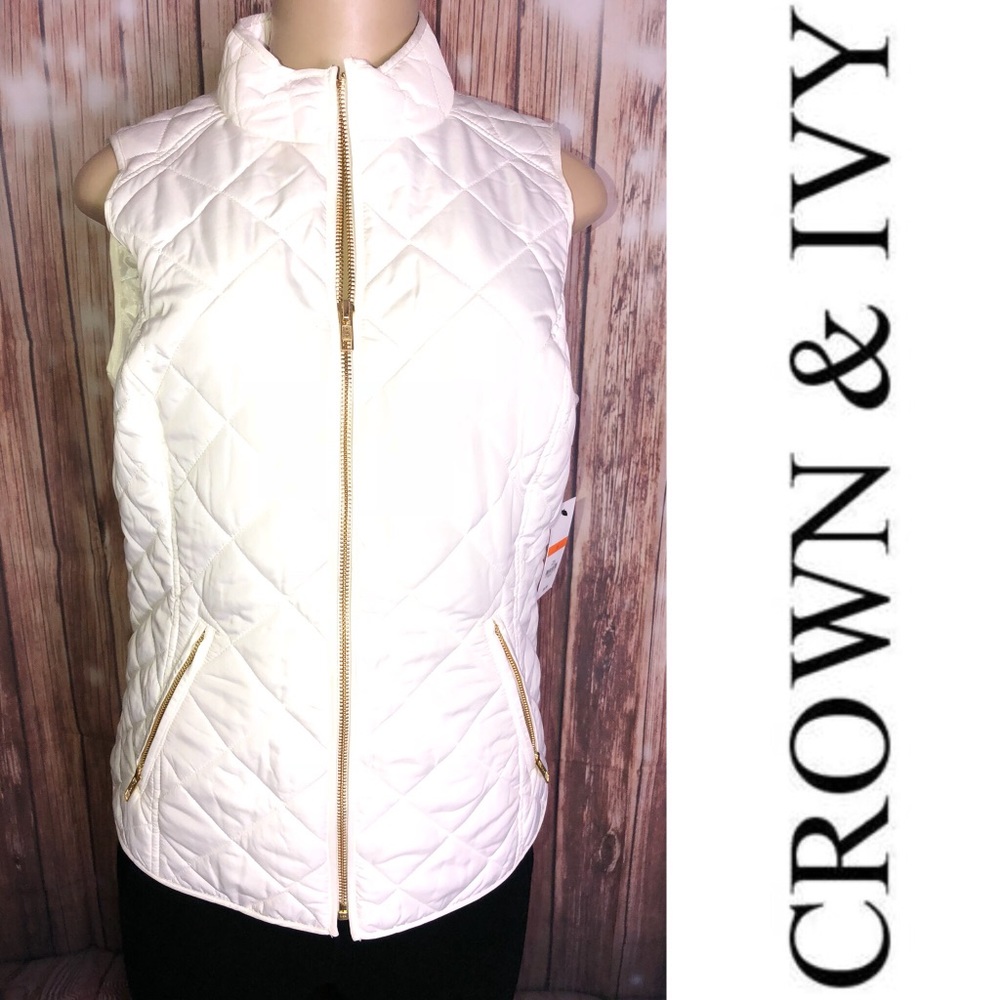 NEW Crown & Ivy Jacket Vest Small